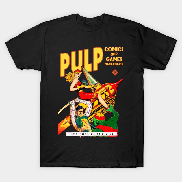 Space Sled T-Shirt by PULP Comics and Games